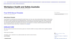 Desktop Screenshot of healthsafety.com.au
